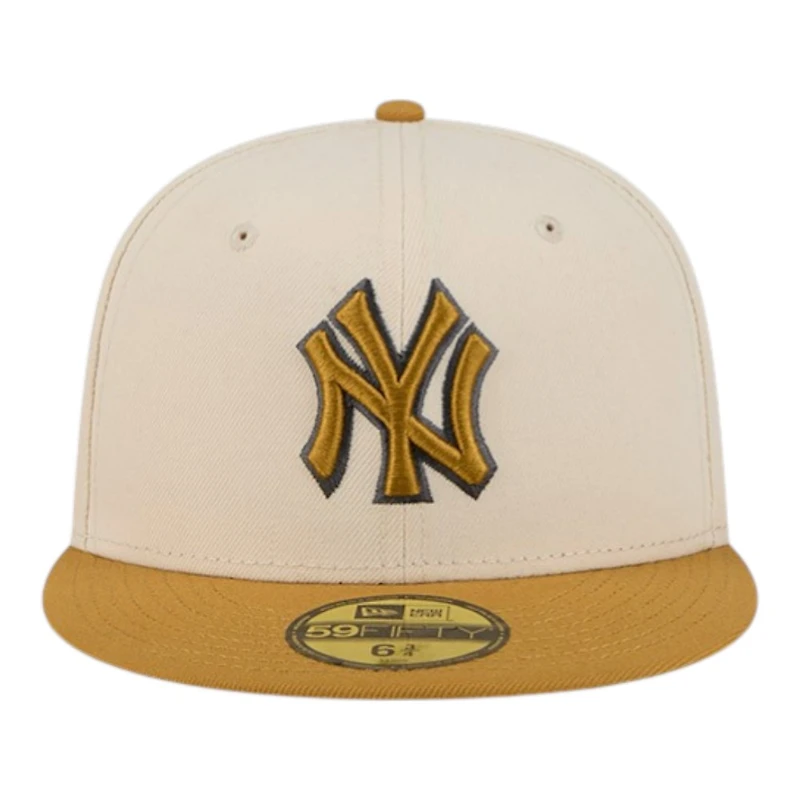 New York Yankees Chrome White and Bronze Era 59FIFTY Fitted Hat