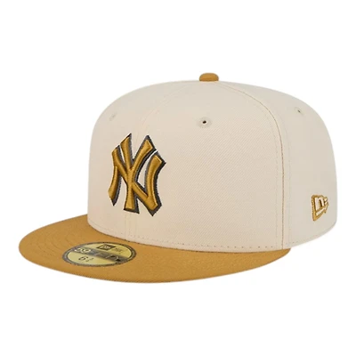 New York Yankees Chrome White and Bronze Era 59FIFTY Fitted Hat
