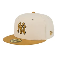 New York Yankees Chrome White and Bronze Era 59FIFTY Fitted Hat