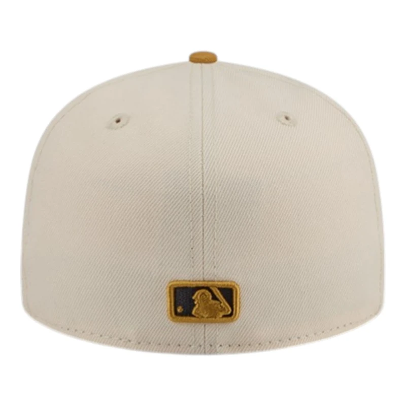 Detroit Tigers Chrome White and Bronze New Era 59FIFTY Fitted Hat