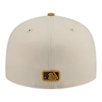 Detroit Tigers Chrome White and Bronze New Era 59FIFTY Fitted Hat