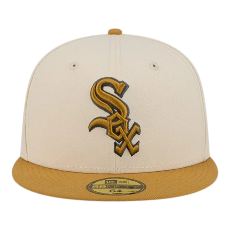 Chicago White Sox Chrome and Bronze New Era 59FIFTY Fitted Hat
