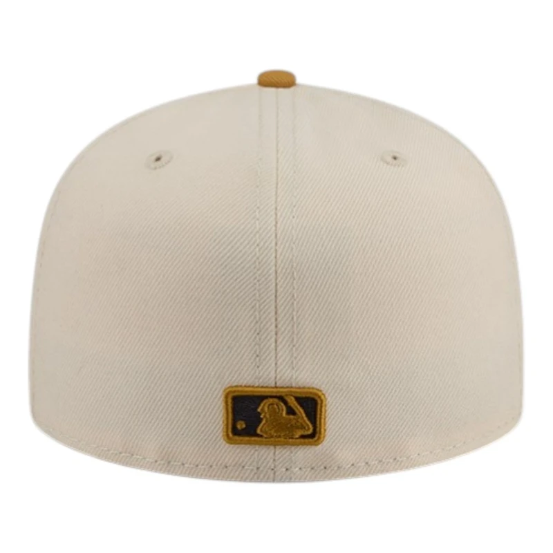 Chicago Cubs Chrome White and Bronze New Era 59FIFTY Fitted Hat