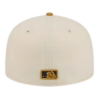 Boston Red Sox Chrome White and Bronze New Era 59FIFTY Fitted Hat