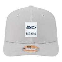 Seattle Seahawks Gray 2025 Sideline New Era 9SEVENTY Trucker Stretch Snapback Hat