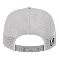 Seattle Seahawks Gray 2025 Sideline New Era 9SEVENTY Trucker Stretch Snapback Hat