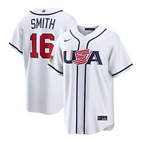Team USA Will Smith White 2026 World Baseball Classic WBC Nike Home Stadium Jersey