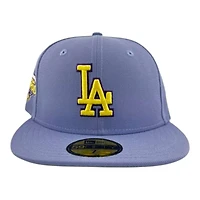 Los Angeles Dodgers Purple "Bloom Collection" 2025 World Champions Patch New Era 59FIFTY Fitted Hat