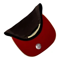 Los Angeles Dodgers Brown and Khaki "Bloom Collection" 50th Anni Patch 9FIFTY A-Frame Snapback Hat