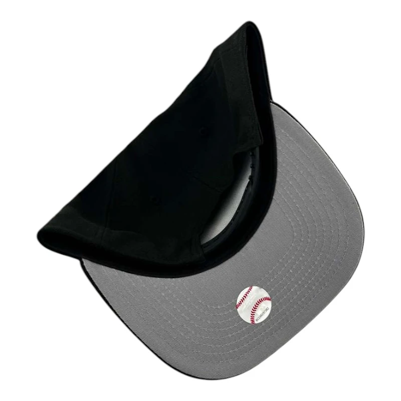 Los Angeles Dodgers Black and Gold "Bloom Collection" World Series Patch 9FIFTY A-Frame Snapback Hat