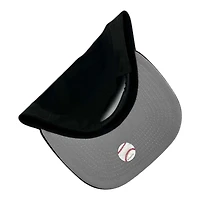 Los Angeles Dodgers Black and Gold "Bloom Collection" World Series Patch 9FIFTY A-Frame Snapback Hat