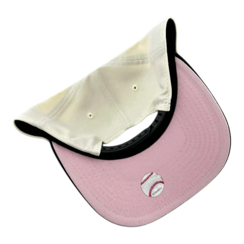 Los Angeles Dodgers White and Black "Bloom Collection" 9FIFTY A-Frame Snapback Hat