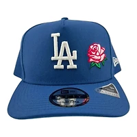 Los Angeles Dodgers Indigo "Bloom Collection" 9FIFTY A-Frame Snapback Hat