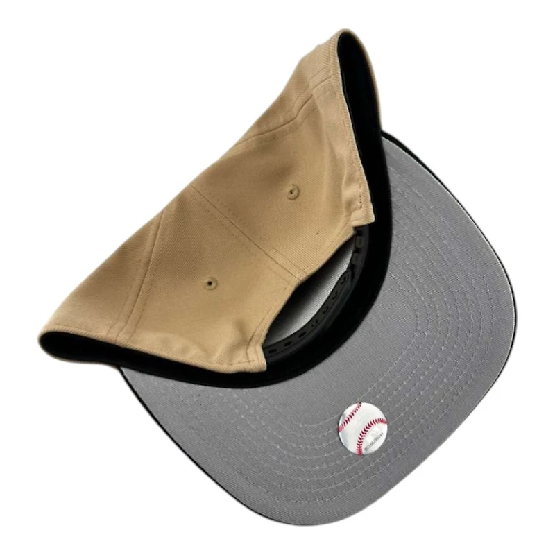 Los Angeles Dodgers Khaki and Black  "Bloom Collection" 9FIFTY A-Frame Snapback Hat