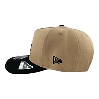 Los Angeles Dodgers Khaki and Black  "Bloom Collection" 9FIFTY A-Frame Snapback Hat