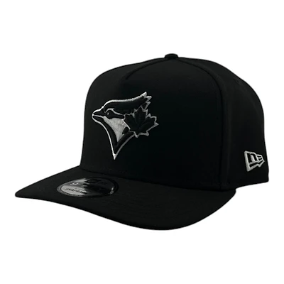 Toronto Blue Jays Black and White Basic Grey UV New Era 9FIFTY A-Frame Snapback Hat