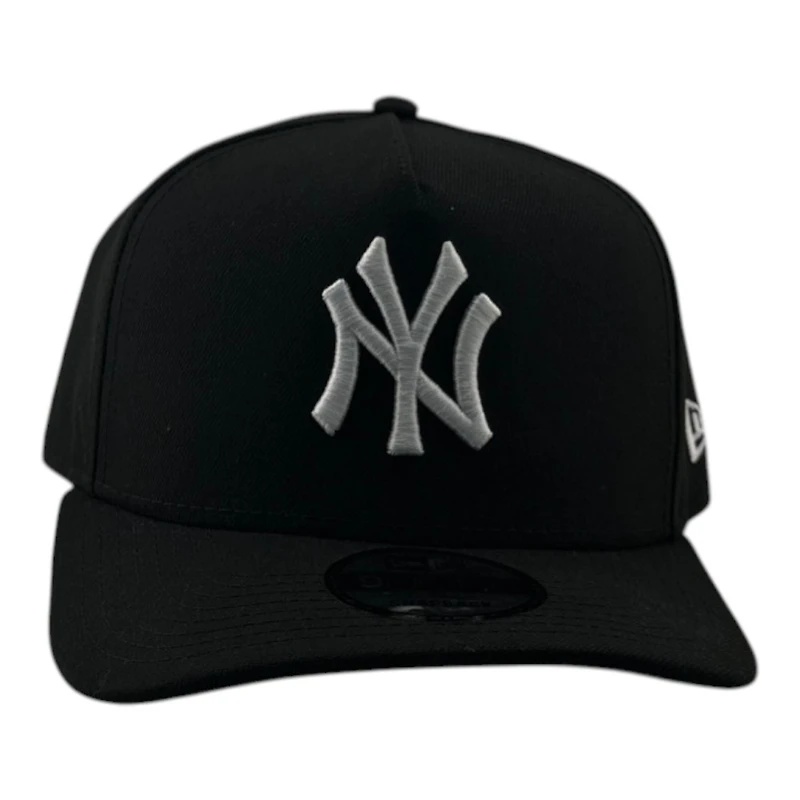 New York Yankees Black and White Basic Grey UV New Era 9FIFTY A-Frame Snapback Hat