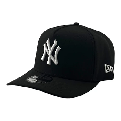 New York Yankees Black and White Basic Grey UV New Era 9FIFTY A-Frame Snapback Hat