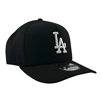 Los Angeles Dodgers Black and White Basic Grey UV New Era 9FIFTY A-Frame Snapback Hat
