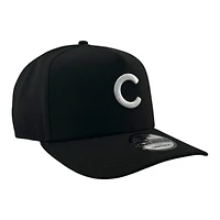 Chicago Cubs Black and White Basic Grey UV New Era 9FIFTY A-Frame Snapback Hat