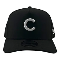 Chicago Cubs Black and White Basic Grey UV New Era 9FIFTY A-Frame Snapback Hat