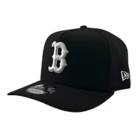 Boston Red Sox Black and White Basic Grey UV New Era 9FIFTY A-Frame Snapback Hat