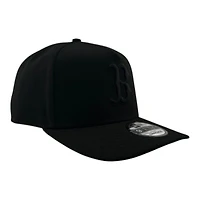 Boston Red Sox Black on Black Basic Grey UV New Era 9FIFTY A-Frame Snapback Hat
