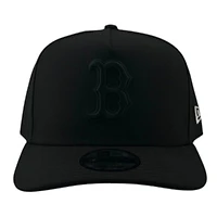 Boston Red Sox Black on Black Basic Grey UV New Era 9FIFTY A-Frame Snapback Hat