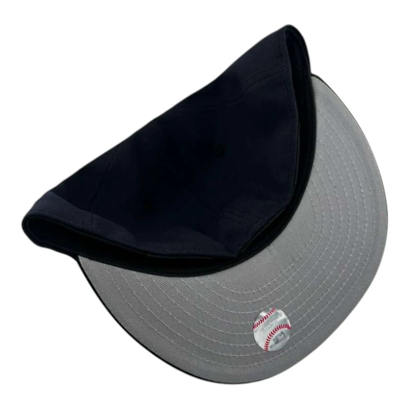 Los Angeles Dodgers Navy and Black with Batterman Side Patch Gray UV New Era 59FIFTY Fitted Hat