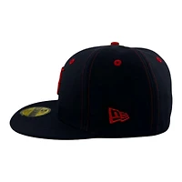 Los Angeles Dodgers Navy "Opening Day" Back to Champs Patch Red UV New Era 59FIFTY Fitted Hat