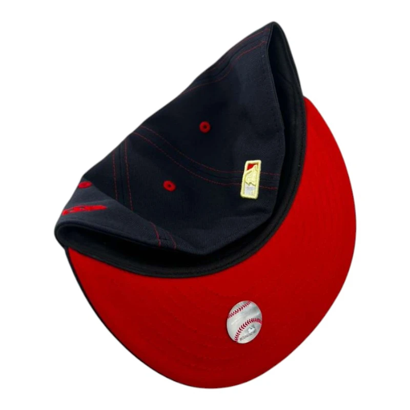 Los Angeles Dodgers Navy "Opening Day" Back to Champs Patch Red UV New Era 59FIFTY Fitted Hat