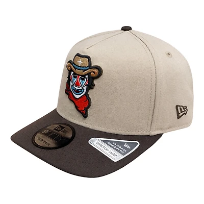 Sugar Land Space Cowboys "Payasos del Rodeo de Sugar Land" Brown Two Tone New Era 9FIFTY A-Frame Snapback Hat