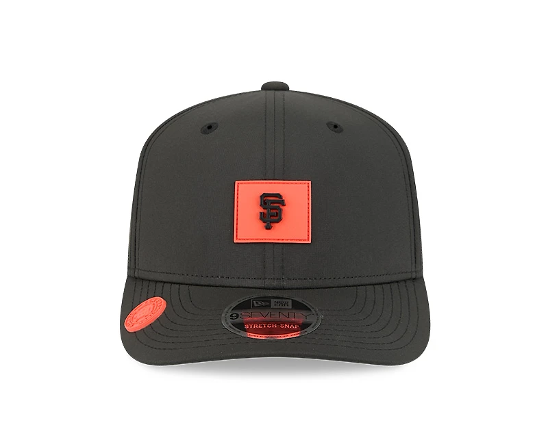San Francisco Giants Black 2026 Clubhouse New Era 9SEVENTY Stretch Snapback Hat