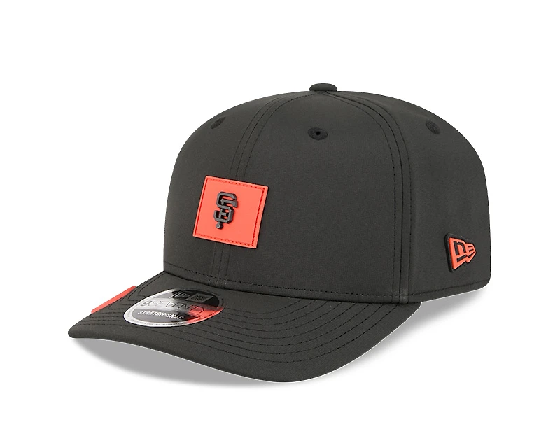 San Francisco Giants Black 2026 Clubhouse New Era 9SEVENTY Stretch Snapback Hat