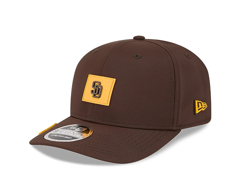 San Diego Padres Brown 2026 Clubhouse New Era 9SEVENTY Stretch Snapback Hat