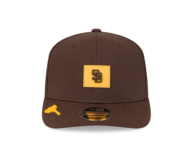 San Diego Padres Brown 2026 Clubhouse New Era 9SEVENTY Stretch Snapback Hat
