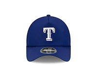 Texas Rangers Royal 2026 Batting Practice New Era 9FORTY Apex Trucker Adjustable Hat