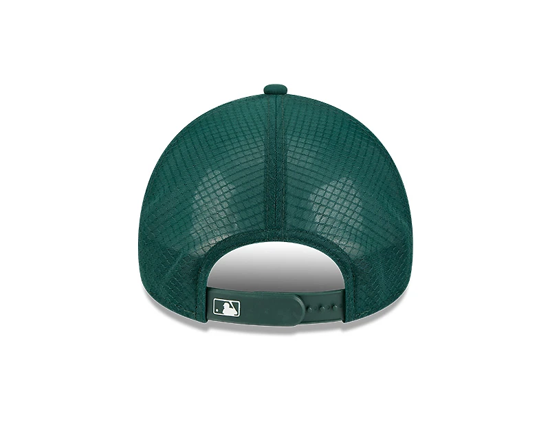 Oakland Athletics Green 2026 Batting Practice New Era 9FORTY Apex Trucker Adjustable Hat