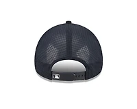 New York Yankees Navy Alternate 2026 Batting Practice New Era 9FORTY Apex Trucker Adjustable Hat