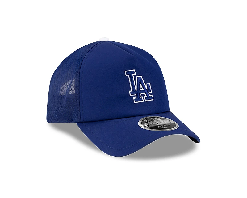 Los Angeles Dodgers Royal 2026 Batting Practice New Era 9FORTY Apex Trucker Adjustable Hat