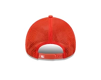 Houston Astros Orange 2026 Batting Practice New Era 9FORTY Apex Trucker Adjustable Hat