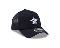 Houston Astros Navy 2026 Batting Practice New Era 9FORTY Apex Trucker Adjustable Hat