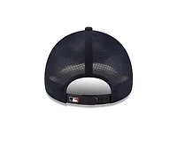 Boston Red Sox Navy 2026 Batting Practice New Era 9FORTY Apex Trucker Adjustable Hat