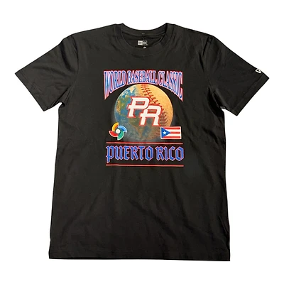 Team Puerto Rico Black 2026 World Baseball Classic WBC New Era Graphic T-Shirt