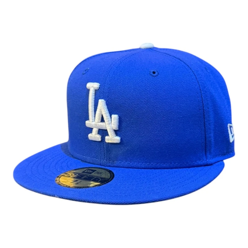 Los Angeles Dodgers Majestic Blue 2025 World Series Champions Icy UV New Era 59FIFTY Fitted Hat