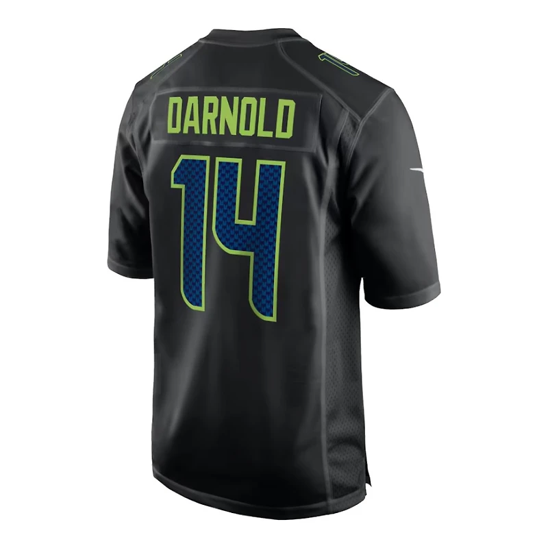 Seattle Seahawks Sam Darnold Nike Carbon Black Fashion Game Jersey