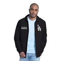 Los Angeles Dodgers Black and White "Ice Cube" Full Zip G-III Starter Jacket