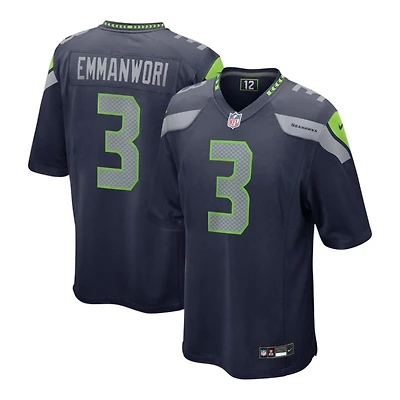 Seattle Seahawks Nick Emmanwori Navy Nike Team Game Jersey