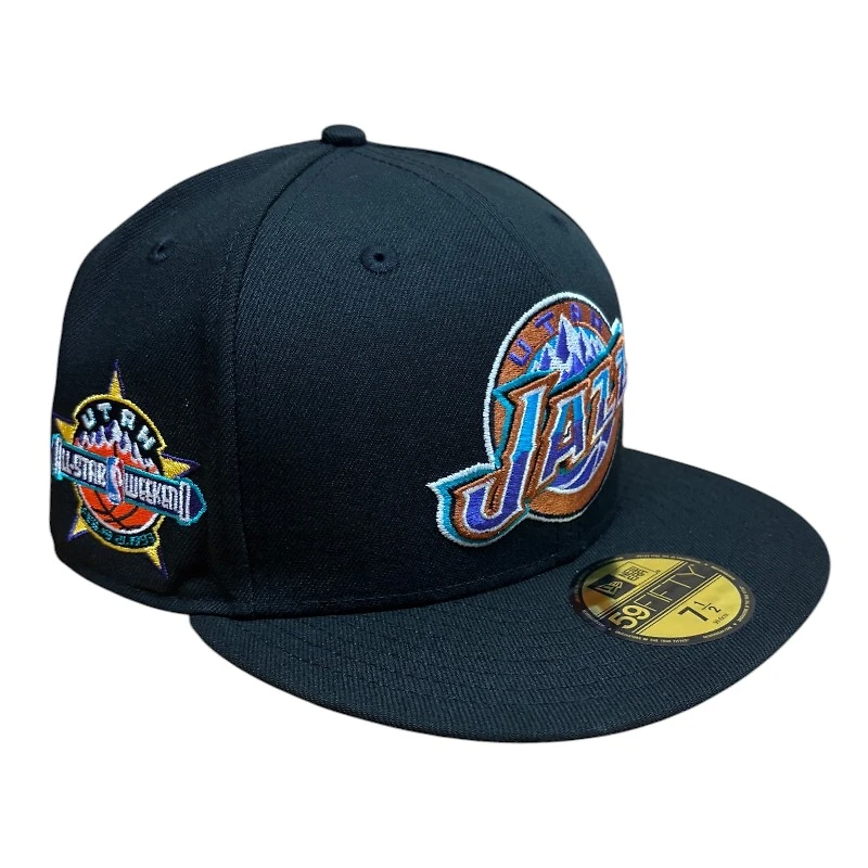 Utah Jazz Black 1993 All-Star Weekend Patch New Era 59FIFTY Fitted Hat