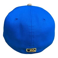 New York Mets Royal Blue NY Side Patch with Gray UV Era 59FIFTY Fitted Hat